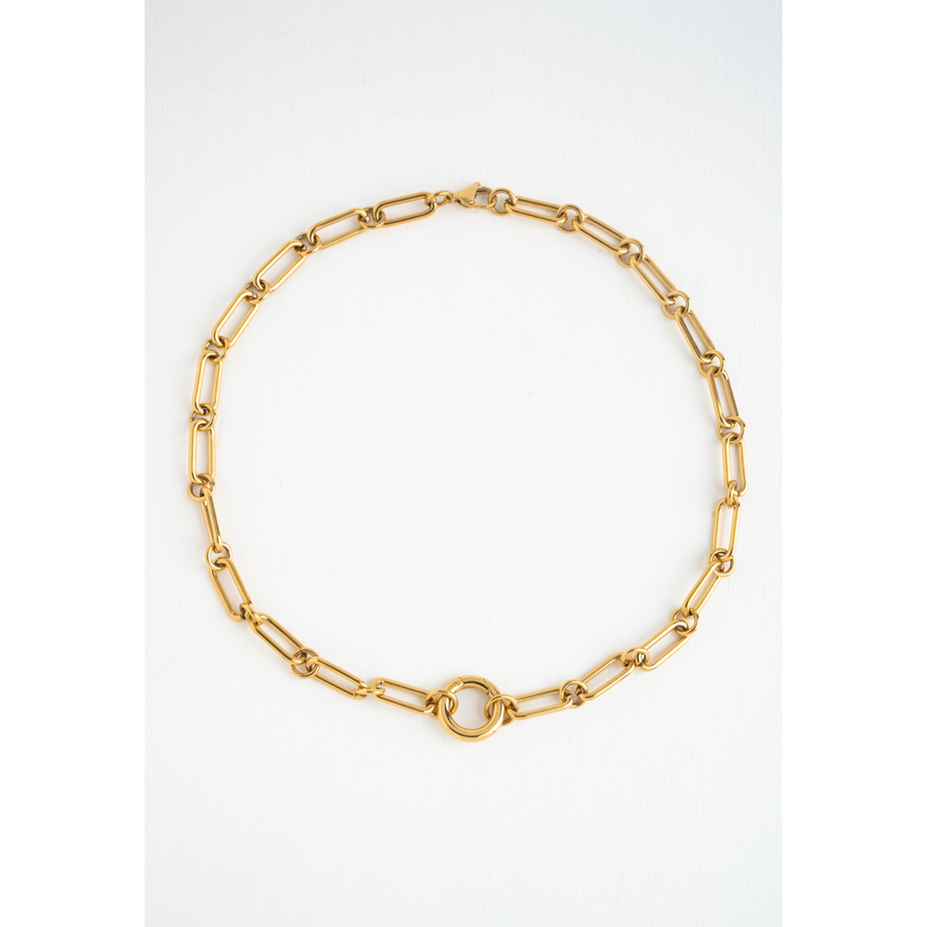 Chunky Chain Charm Bracelet