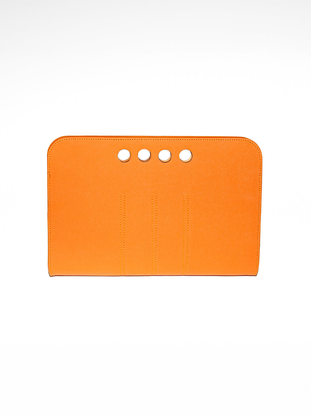 Chic Vegan Leather Clutch - Clay/Large (limited edition)