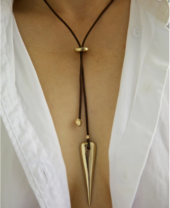 Cast Triangle Pendant